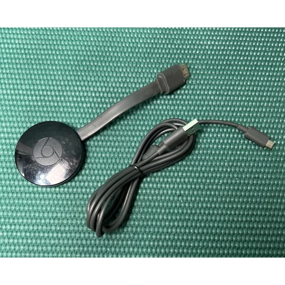 Google Chromecast 2nd Generation 1080p HDMI Streaming Media Player Black